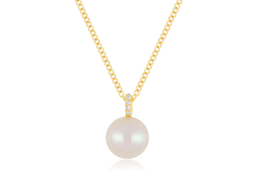 Pearl Ball Drop Necklace