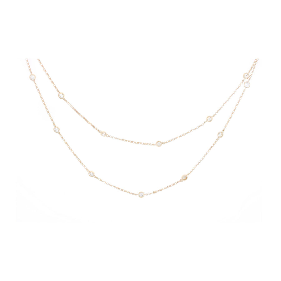 Extra Long Diamonds by the Yard Necklace