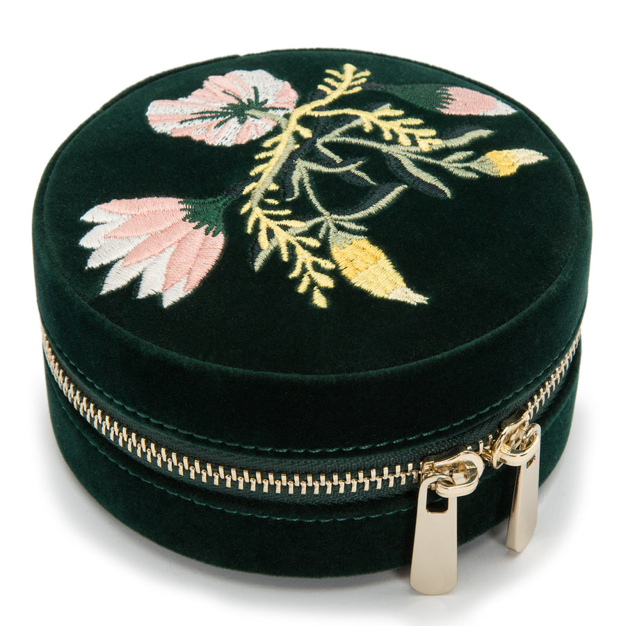 Velvet Round Zip Case