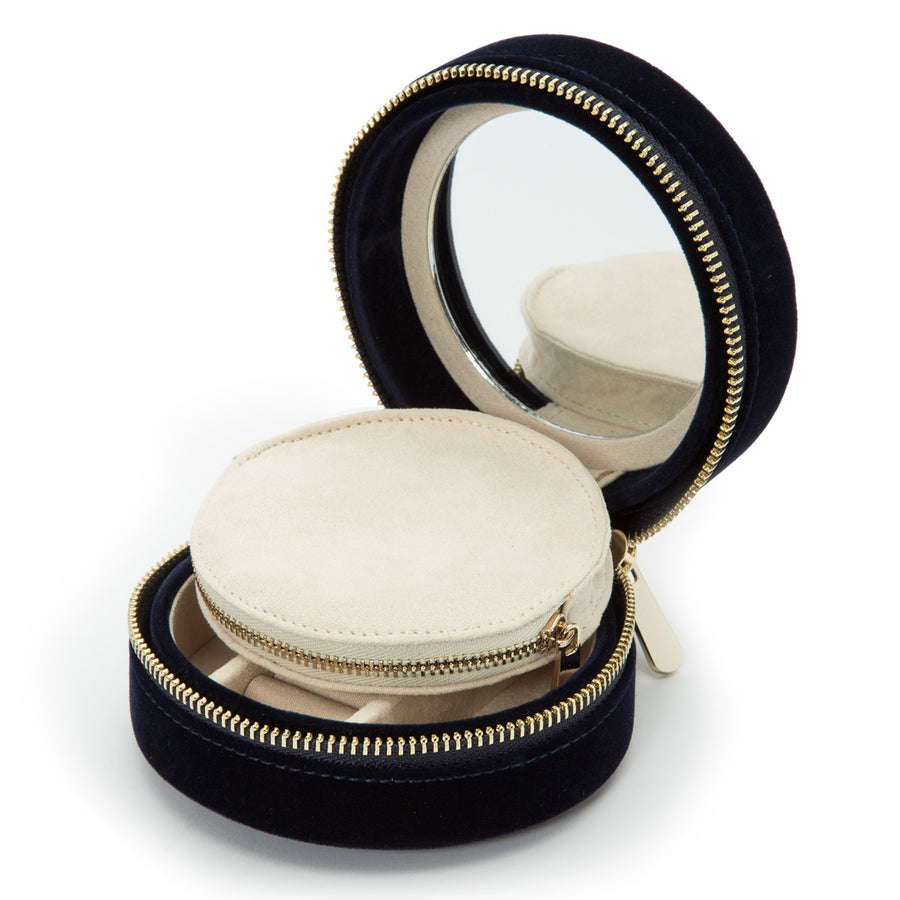 Velvet Round Zip Case