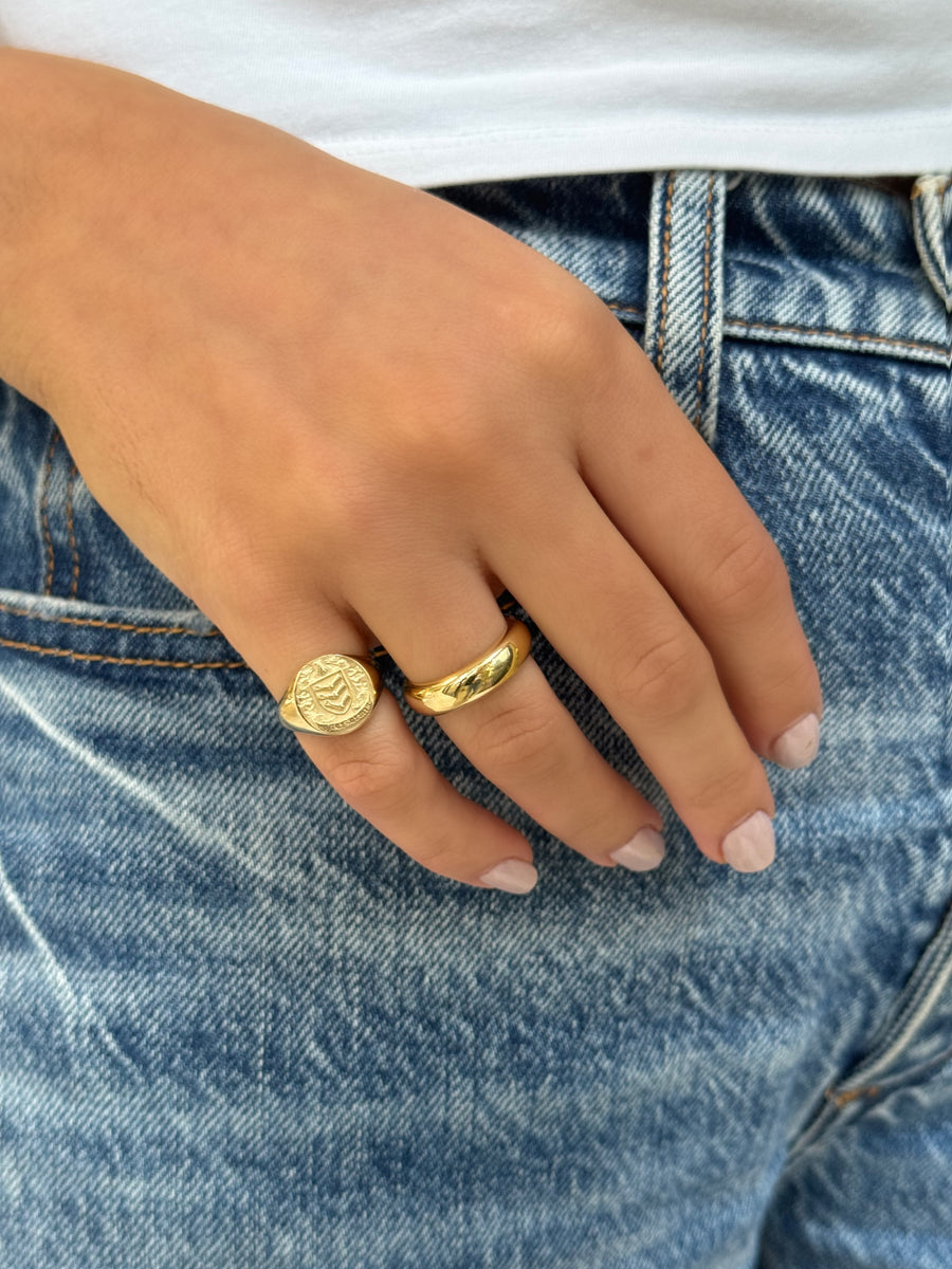 Personalized Custom Signet Ring