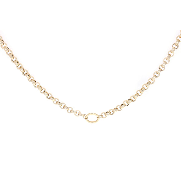 White Gold Chunky Cuban Chain Eye Bracelet – Meira T Boutique