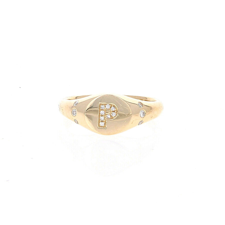 Initial Signet Ring