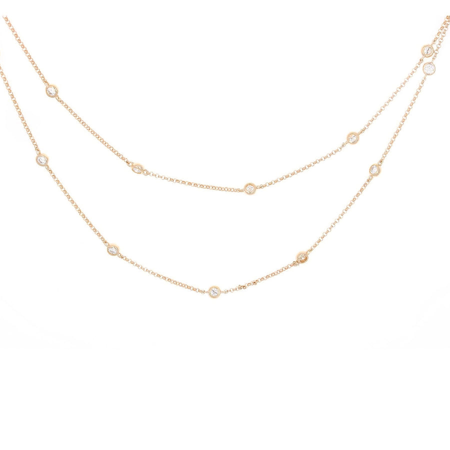 Extra Long Diamonds by the Yard Necklace