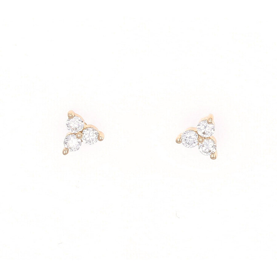 Diamond Trio Studs