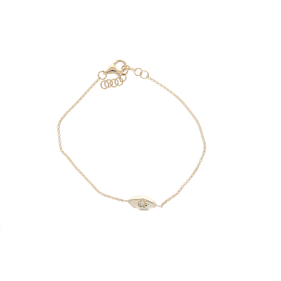 Gold Star Chain Bracelet