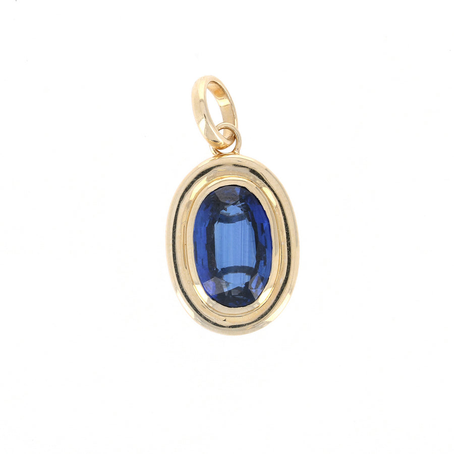 Oval Bezel Kyanite Charm