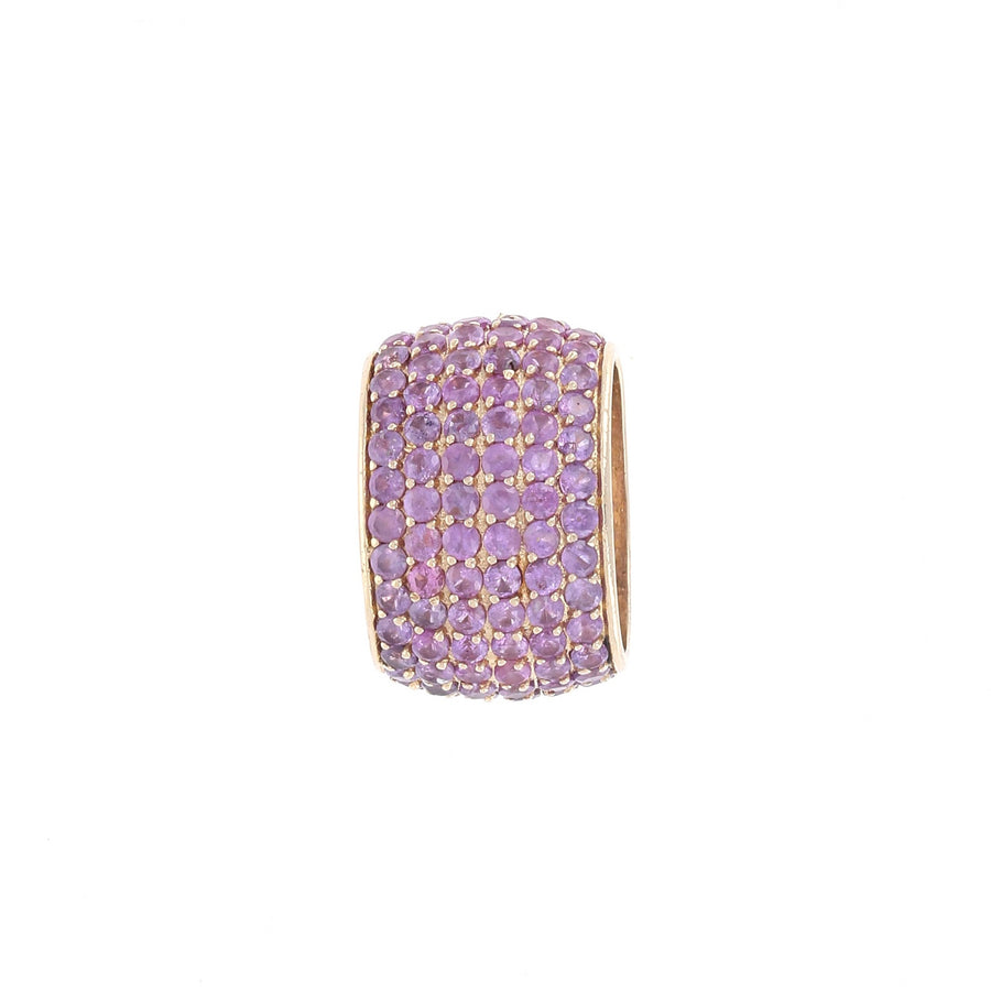 Pink Sapphire Charm Spacer