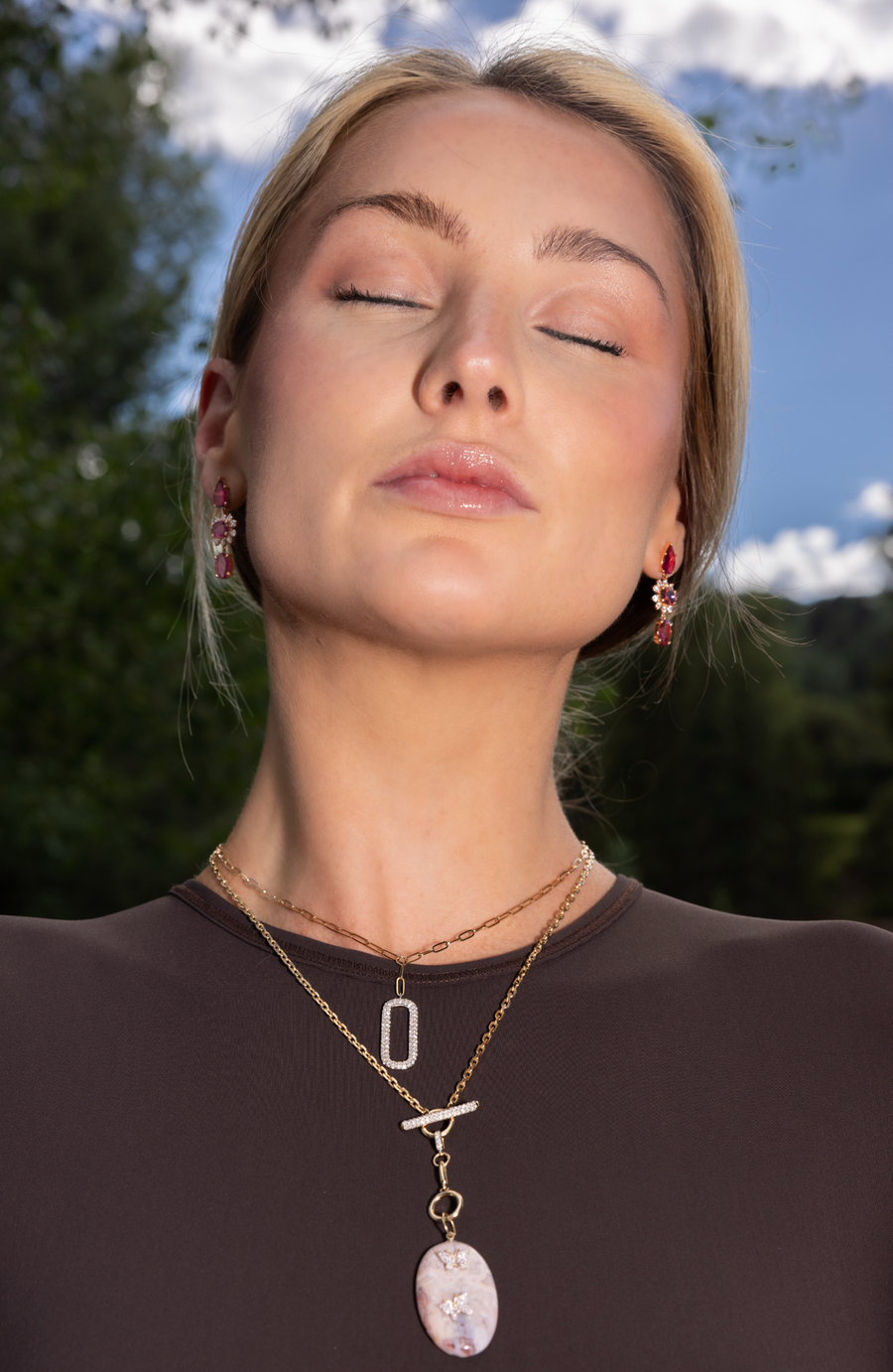 Agate Butterfly Charm
