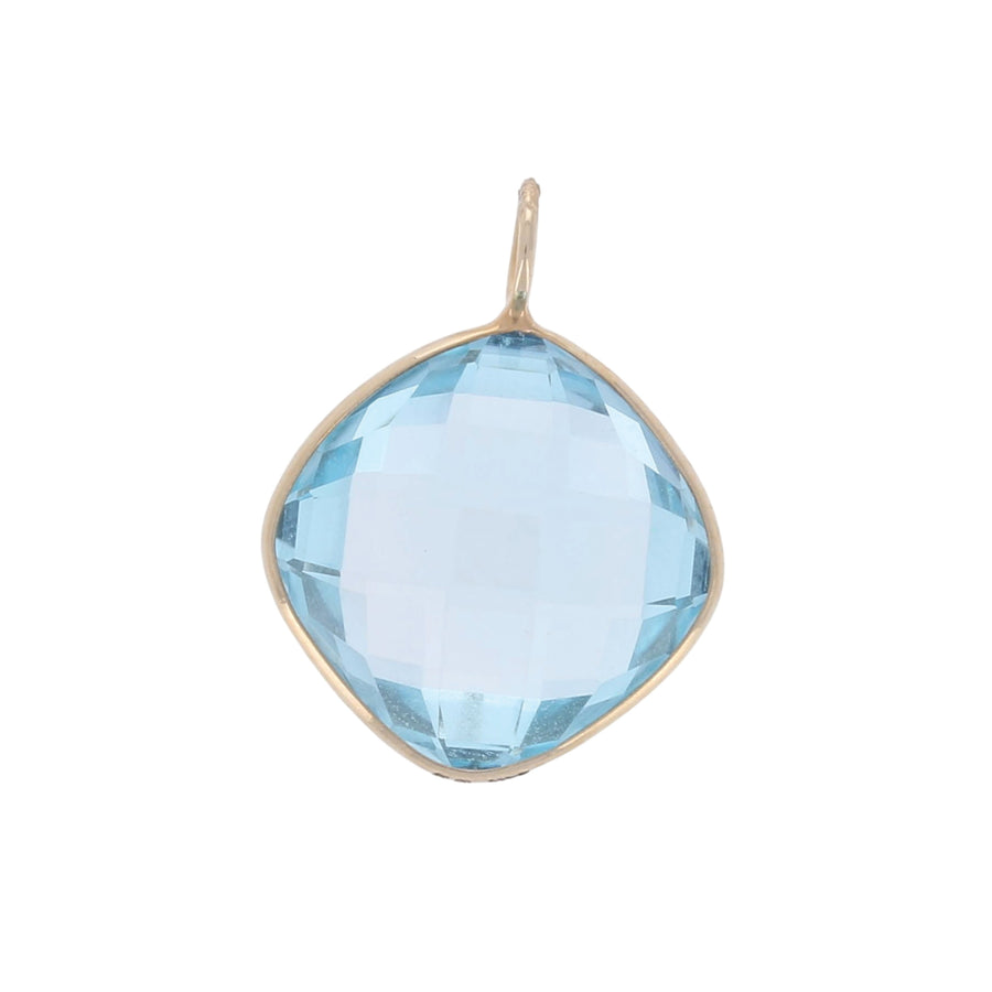 Sky Blue Topaz Bezel Charm