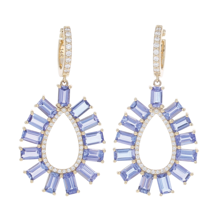 Tanzanite Statement Earrings