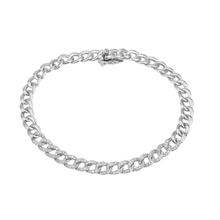 Diamond Cuban Chain Bracelet