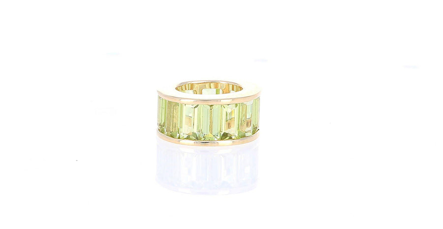 Channel Set Gemstone Charm Spacer