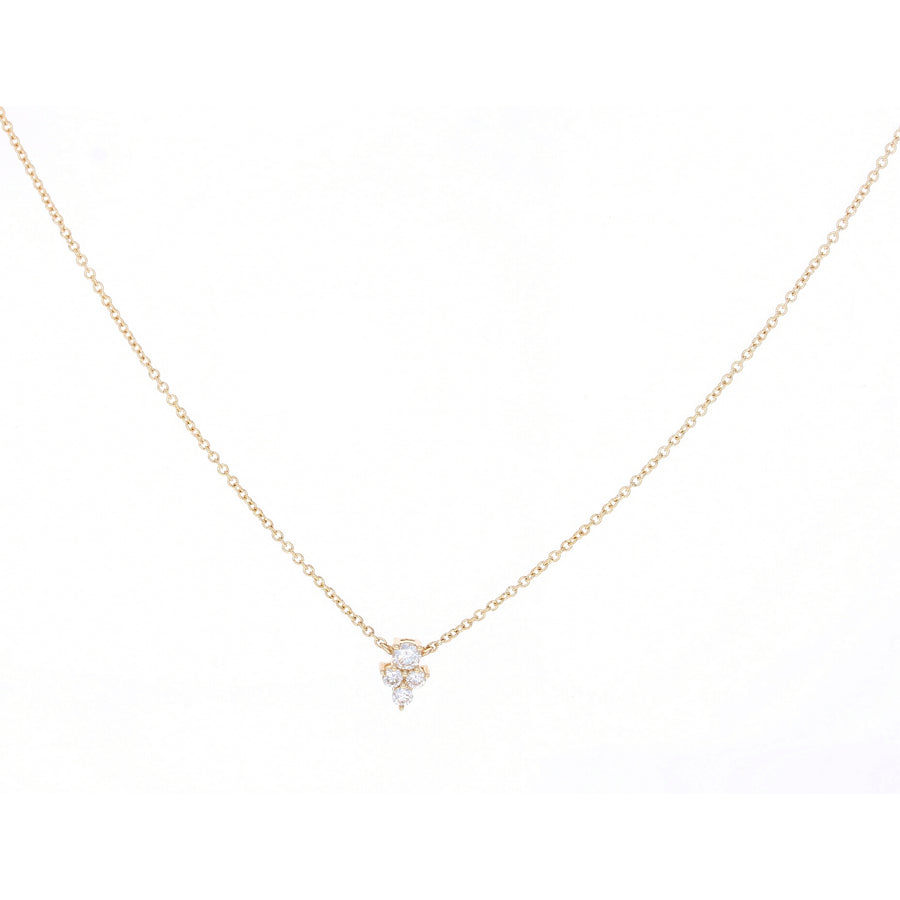 Mini Diamond Cluster Necklace