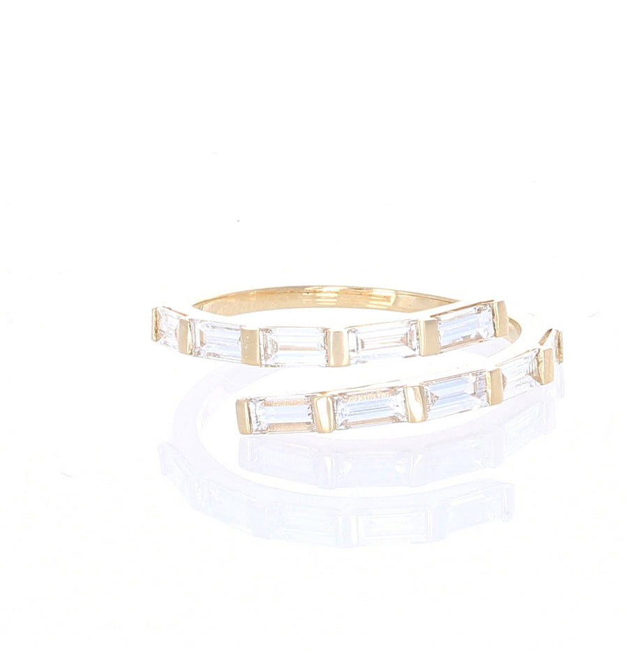 Baguette Wrap Around Ring